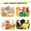 Bite Plush Dog Toy, Yellow Duck with Sound for Anxiety Relief and Dental Care, Charge Duck view 3
