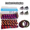 1 Pair Wheelchair Handrim Covers, Universal 20/22/24-Inch Silicone Non-Slip Grip Rings view 4