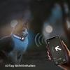 Airtag Cat Collar, Reflective Cat Collar with Apple Air Tag Holder, Lightweight Elastic Safety Cat Collar for Cats Kittens and Puppies (Navy Blue, XS(7"-9")) view 2