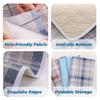 Hearda Washable Incontinence Bed Pad, Waterproof Mattress Protector, Red, 115 x 200 cm view 3
