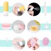 Carehabi 20-Piece Travel Bottles Set, Silicone Bottles and Jars for Shampoo, Shower Gel and Cosmetics view 3