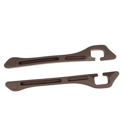 ZWBC 2-Piece Car Seat Gap Fillers for Audi e-tron 2018–2023, Brown