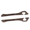 ZWBC 2-Piece Car Seat Gap Fillers for Audi e-tron 2018–2023, Brown view 1