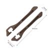 ZWBC 2-Piece Car Seat Gap Fillers for Audi e-tron 2018–2023, Brown view 2