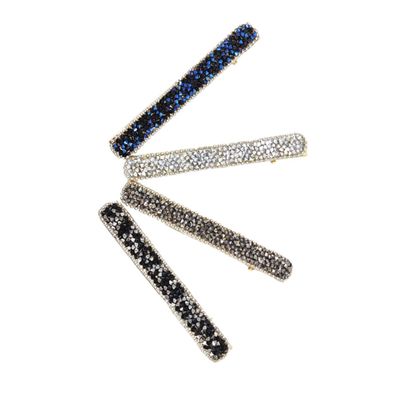 DEARMAMY 4-Piece Elegant Rhinestone Hair Clips for Women and Girls
