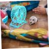 Toddmomy Hamster Exercise Wheel for Small Pets, Quiet Plastic Wheel with Stand view 3