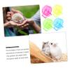 Toddmomy Hamster Exercise Wheel for Small Pets, Quiet Plastic Wheel with Stand view 4