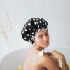 WRITWAA Women's Adjustable Shower Cap with Satin Lining for Long Hair view 4