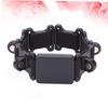 SAFIGLE 2-Pack Magnetic Wristbands for Hairdressers, Elastic Portable Bracelets for Storing Hair Clips and Metal Tools, Black view 3