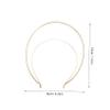 Gold Iron Angel Crown Headband for Halloween Costume Parties view 2