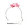 WOONEKY Adjustable Flower Pet Collar, Resin and Metal, S view 2