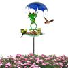 Outdoor Bird Feeder, Metal Bird Bath view 1