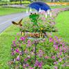 Outdoor Bird Feeder, Metal Bird Bath view 3