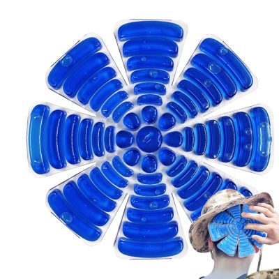 Hard Hat Ice Pack and Helmet Cooling Gel Pad, Blue