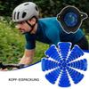 Hard Hat Ice Pack and Helmet Cooling Gel Pad, Blue view 2