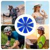 Hard Hat Ice Pack and Helmet Cooling Gel Pad, Blue view 4