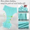 Landofgenie Tear-Away Underwear with Hook-and-Loop Closures for Seniors and Care Patients, Cyan, M view 4