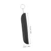HEATSHAKING Small PU Leather Pencil Case with Zipper, Compact Travel Pouch for Pens and Stationery view 2