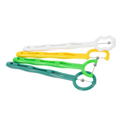HOMOCONO Tongue Training Device, 4-Piece Set, for Improving Tongue-Tip Mobility and Speech Therapy, Stainless Steel and Plastic, for All Age Groups