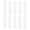 Cotton Belly Bands for Newborns, White, 10-Pack view 1