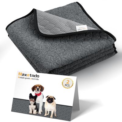 Maxetodo 2-Pack Washable Puppy Pads, 70 x 100 cm