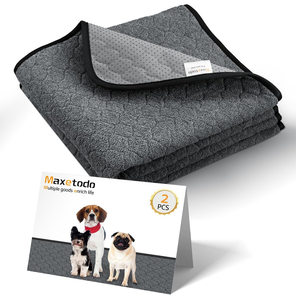 Maxetodo 2-Pack Washable Puppy Pads, 70 x 100 cm