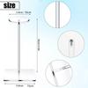 Acrylic Hat Stand with Transparent Base for Hats and Wigs view 4