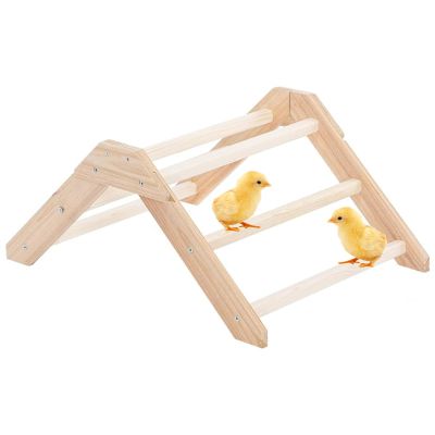Wooden Chick Perch for Chicken Coop Training