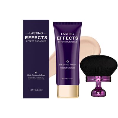 Body Coverage Perfector for Legs with Brush, Waterproof Leg Makeup, #03 Ivory