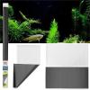 MDSIOKHJ Aquarium Background 60/100/150 cm High, Double-Sided Aquarium Background Poster, Rock Decorative Wall Background, Glossy (Red, 60 x 30 cm) view 3