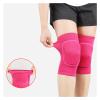 AHIOJEGX Knee Braces, 2 Pairs, Sports Compression Knee Pads, Elastic Knee Protectors, Thickened Sponge Knee Support for Dancing, Workout, and Training (Pink, L) view 4