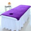 Spa Massage Bed Sheet, Beauty Bed Sheet for Salons, Soft Massage Sheet with Opening, Gray, 90 x 190 cm view 4