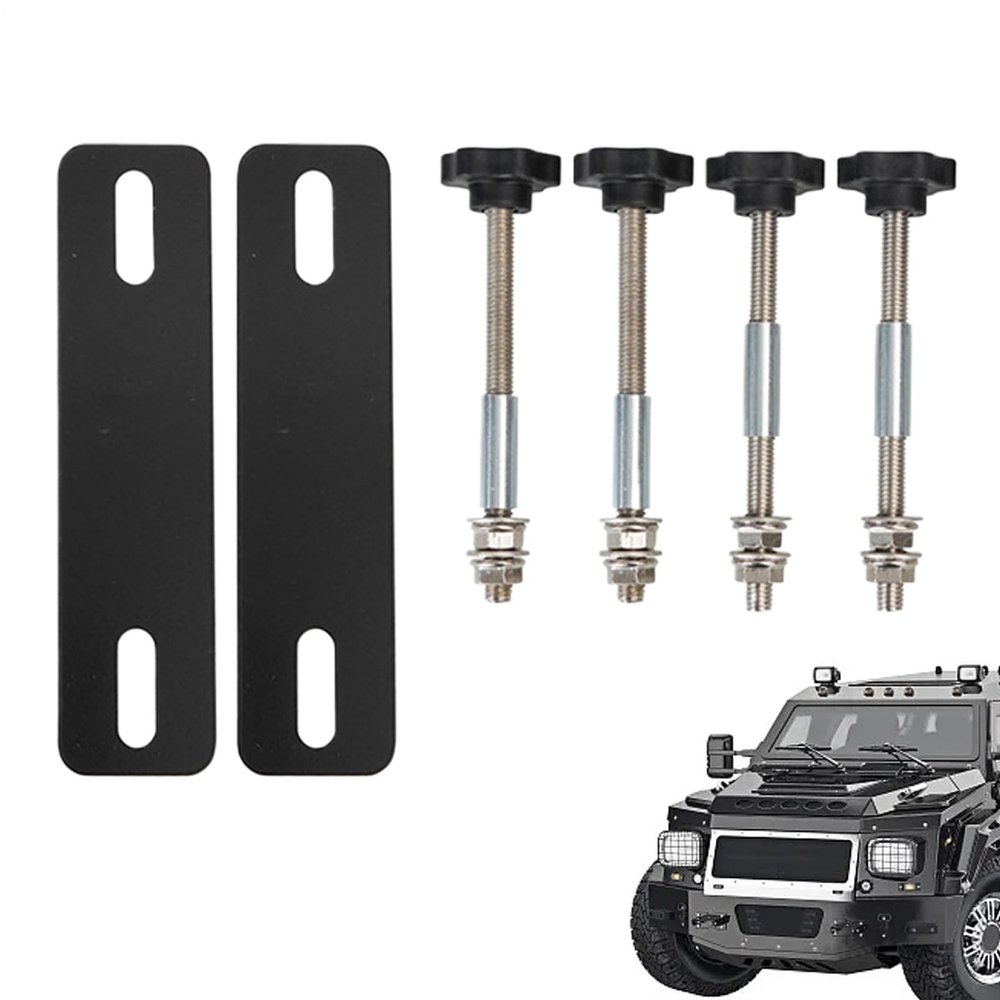 Traction Board Mounting Kit with Stainless Steel Pins, Theft-Protected