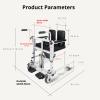 SULQING Patient Transfer Lift Chair for Small Spaces view 2