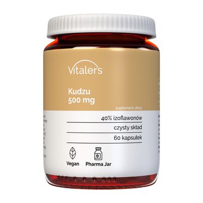 Vitaler's Kudzu Root 500 mg, 60 Vegan Capsules, 2-Month Supply