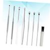 8-Piece Stainless Steel Ear Pick Set with Spiral and Non-Slip Design view 2