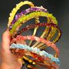 Anevous Single-Row Crystal Headband with Natural Gemstones view 2