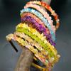 Anevous Single-Row Crystal Headband with Natural Gemstones view 4