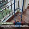 Cylinder Tank Holder, Steel Gas Cylinder Welding Cart, Lightweight Oxygen Tank Cart, Blue, 95 cm view 4