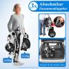 Tripaide 48 km Electric Wheelchair, 13 kg per Section, 52 cm Seat, LED Light, 2 Batteries, All-Terrain, Foldable, 150 kg Capacity view 2