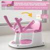 UBRAVOO Baby Bath Seat for Babies 6–24 Months, Upright Non-Slip Bathtub Seat with 4 Suction Cups, Pink view 2