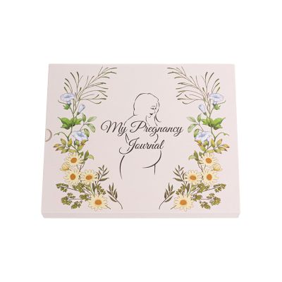 Pregnancy Journal Keepsake | Hardcover Scrapbook for Baby Girl