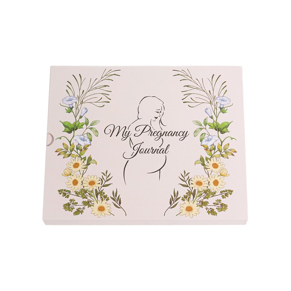 Pregnancy Journal Keepsake | Hardcover Scrapbook for Baby Girl
