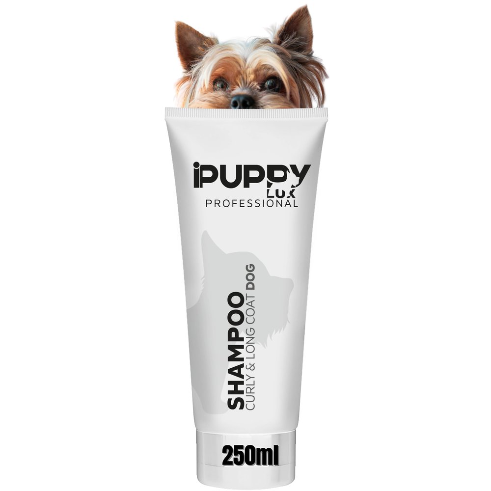 250 ml Puppy Lux Professional Sensitive Dog Shampoo for Long Hair and Undercoats