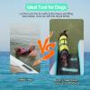 Inflatable Dog Water Ramp and Boat Ladder with Non-Slip EVA Platform, Green view 3
