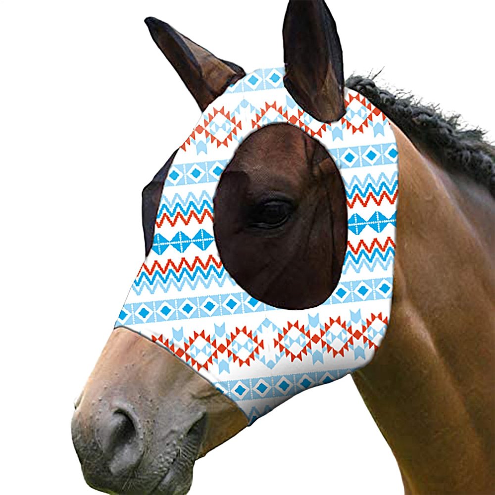 Horse Fly Protection Face Cover, UV-Protective, Breathable, Soft