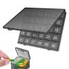 Nevalerra Portable Pill Case, Daily Pill Container, 30-Day Pill Organizer view 1