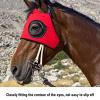 BAOFUYA Horse Eye Cover, Breathable High-Elasticity Racing Blinker Mask view 4