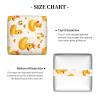 Square Leather Tissue Box Cover with Crown and Cute Duck Pattern view 4