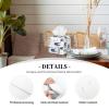 Square Leather Tissue Box Cover, Modern Hockey Sports Print view 3